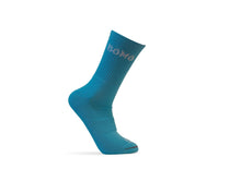 Load image into Gallery viewer, Bomo Paris Socks High Baby Blue White