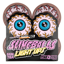 تحميل الصورة في عارض المعرض، 66mm Pink Eyes Light Ups OG Slime Pink 78a