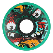 Load image into Gallery viewer, 60mm Roskopp Face Two Reissue OG Slime Green 78a Slime Balls Wheels
