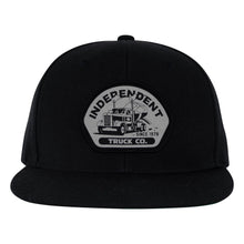 Load image into Gallery viewer, Trucking Blk Snapback Hat