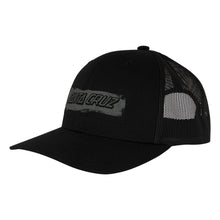 Load image into Gallery viewer, Cut Strip Blk Mesh Trucker Hat