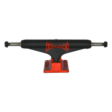 Load image into Gallery viewer, Stage 11 Splatter Span Blk/Red Trucks