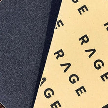 Load image into Gallery viewer, Rage Single Black 9"x33" GriptapeRage Premium Black Griptape, Easy to fix and easy to cut ,Single Sheet
9IN X 33IN SHEET RAGE SKATEBOARD GRIPTAPEGriptapeRageRage