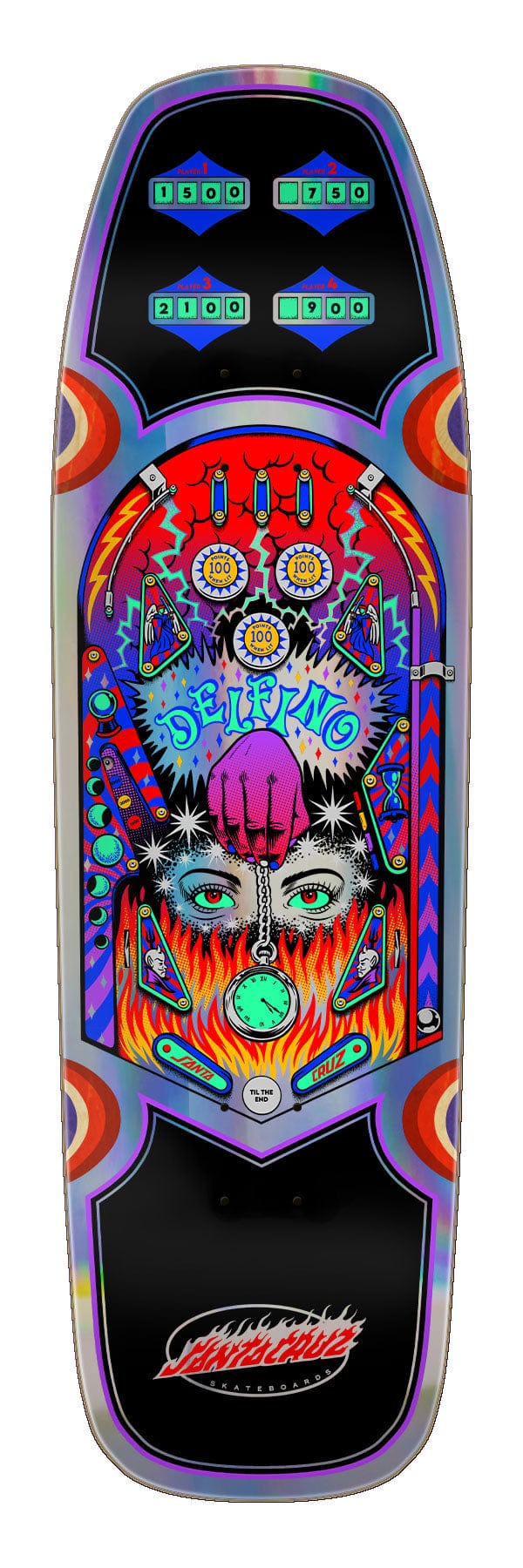 Delfino Pinball Shaped 9.14 Deck