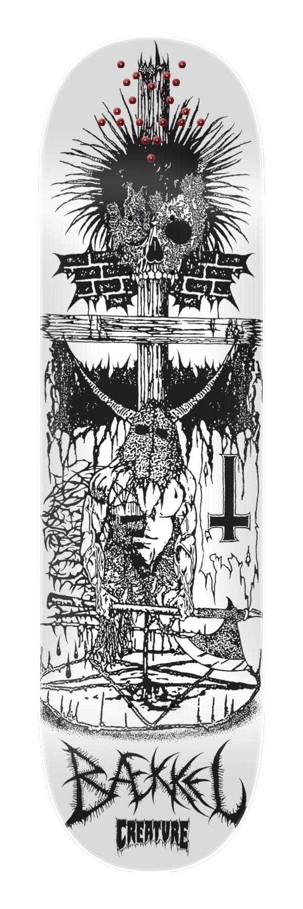 Baekkel BLKMTL Pro 8.6 x 32.11 Deck