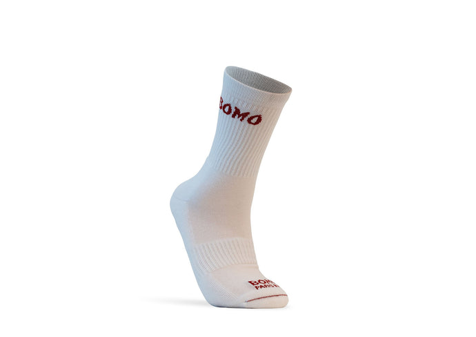 Bomo Paris Socks High White Red