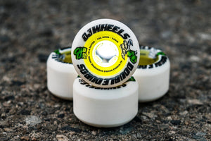 56mm Double Duro White Green Mini Combo 101a/95a OJ Wheels