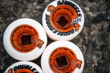 Load image into Gallery viewer, 54mm Double Duro White Orange Mini Combo 99a/95a OJ Wheels
