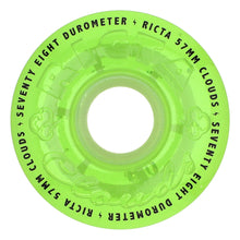تحميل الصورة في عارض المعرض، 57mm Clouds Transparent Green 78a
