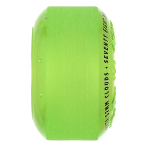 57mm Clouds Transparent Green 78a