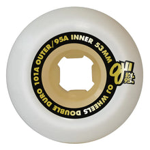 Load image into Gallery viewer, 53mm Double Duro Gum Hardline 101a/95a OJ Wheels
