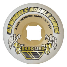 Load image into Gallery viewer, 53mm Double Duro Gum Hardline 101a/95a OJ Wheels
