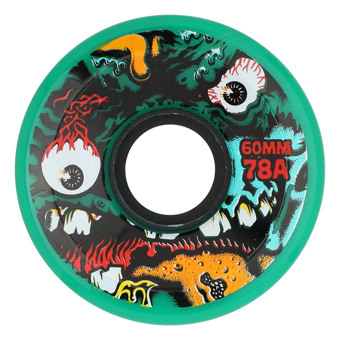 60mm Roskopp Face Two Reissue OG Slime Green 78a Slime Balls Wheels
