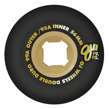 Load image into Gallery viewer, 56mm Double Duro Black Gum Chubbies 99a/95a OJ Wheels
