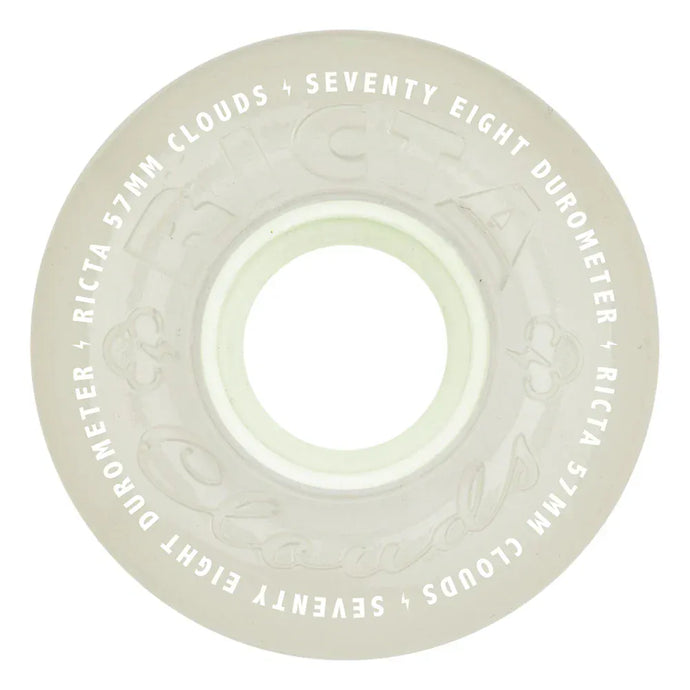57mm Clouds GITD Aqua 78a Ricta Wheels