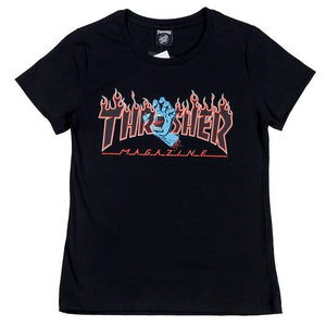 Thrasher Screaming Flame S/S Unisex Youth T-Shirt