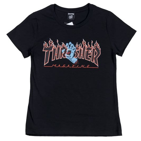 Thrasher Screaming Flame S/S Unisex Youth T-Shirt