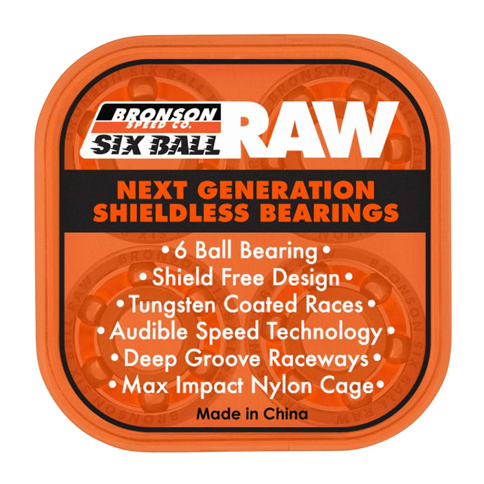 6 Ball Raw Bronson Bearings