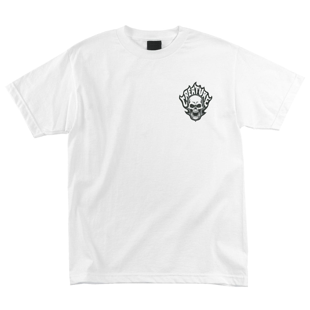 Bonehead Flame S/S Heavyweight T-Shirt White