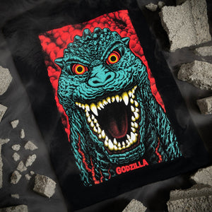 Godzilla Destroyer Stripes S/S Heavyweight T-Shirt Blk