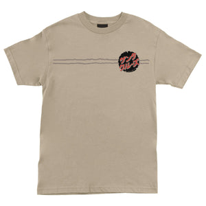 Godzilla Destroyer Stripes S/S Heavyweight T-Shirt Sand