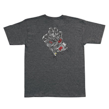 Load image into Gallery viewer, Godzilla Mecha Hand S/S Midweight T-Shirt Dk Hthr Youth
