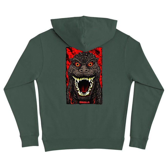 Godzilla Destroyer P/O Hooded Midweight Sweatshirt Green Youth