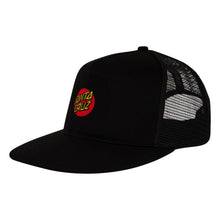 Load image into Gallery viewer, Cruz Embroidered Mesh Blk Trucker Hat
