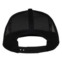 Load image into Gallery viewer, Cruz Embroidered Mesh Blk Trucker Hat
