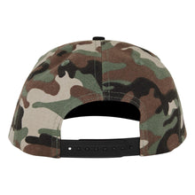 Load image into Gallery viewer, Cruz Label Camo Snapback Hat
