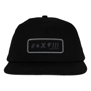 Exclamation Blk Snapback Hat