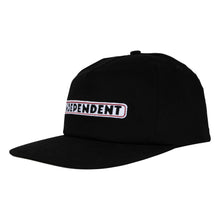 Load image into Gallery viewer, Bar Logo Blk Snapback Hat
