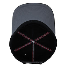 Load image into Gallery viewer, Bar Logo Blk Snapback Hat
