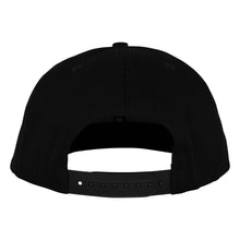 Load image into Gallery viewer, Simplified Wave Blk Snapback Hat
