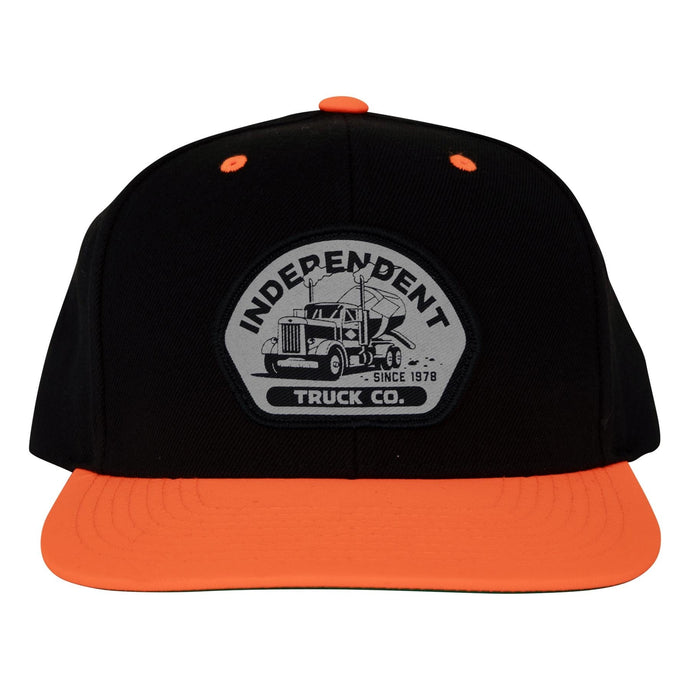 Trucking Orange Snapback Hat