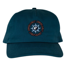 Load image into Gallery viewer, Sol Spiral Teal Snapback Hat

