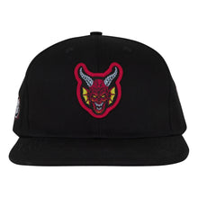 Load image into Gallery viewer, Stranger Things Hellfire Club Snapback Structured Hat Black OS Unisex Santa Cruz

