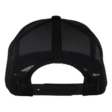 Load image into Gallery viewer, Cut Strip Blk Mesh Trucker Hat
