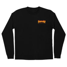 Load image into Gallery viewer, Thrasher Flame Dot L/S Black T-Shirt
