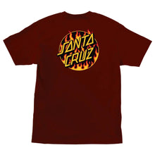 Load image into Gallery viewer, Thrasher Flame Dot Maroon T-Shirt
