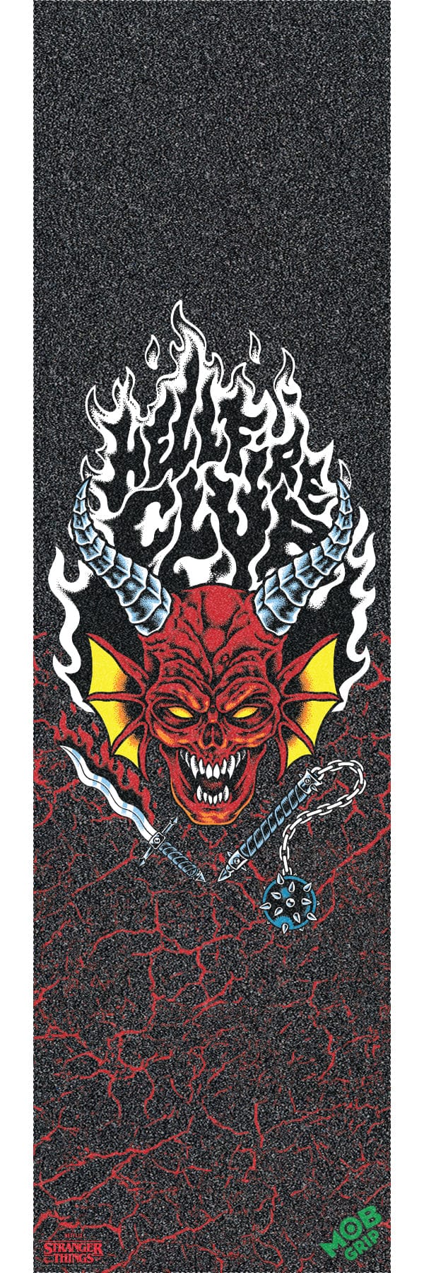 Stranger Things Hellfire Club Grip Tape 9in x 33in Graphic Mob