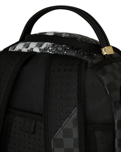 GREY CHECK SCRIBBLE SPLIT DLX