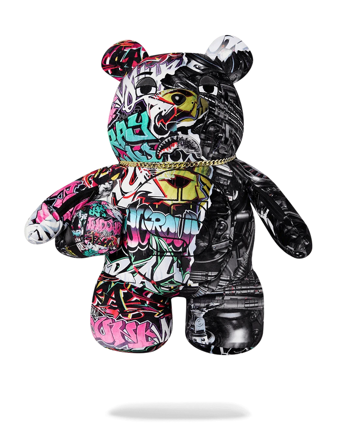 SPLIT CYBERSHARK MONEYBEAR TEDDY BEAR