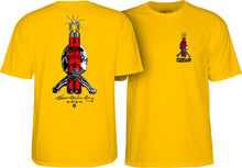 Load image into Gallery viewer, Powell Peralta Skull &amp; Nunchucks Bruce Lee Collab T-shirt - Daisy
