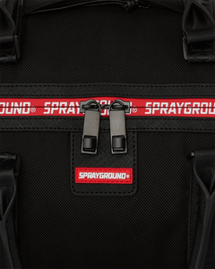 PRINTED ZIPPER SHARK DUFFLE