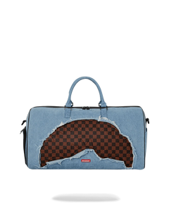 DENIM SHARK DUFFLE