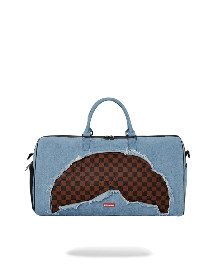 DENIM SHARK DUFFLE