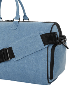 DENIM SHARK DUFFLE