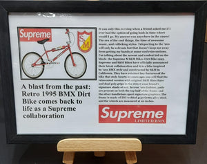 Supreme S&M 1995 BMX Dirtbike