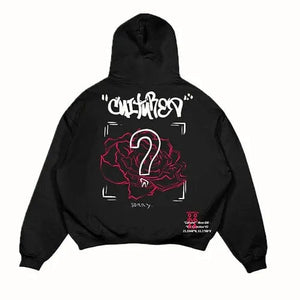 Culrued Red Rose IDK Hoodie Unisex